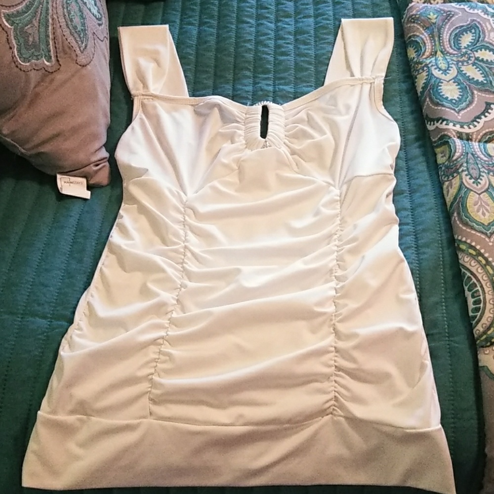 White tank top